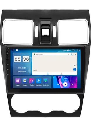 Штатна магнітола lesko для subaru wrx i 2014-2017 екран 9" 4/64gb carplay 4g wi-fi gps prime
