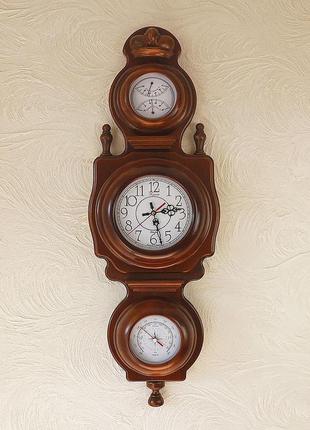 Настінні годинники дипломат барометр/термометр/вологомір гранд...