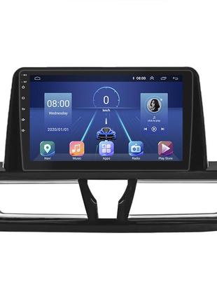 Штатна магнітола lesko для kia forte iii 2018-2021 екран 9" 4/64gb 4g wi-fi gps top