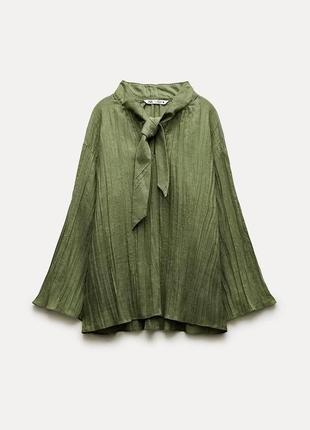 Легкий свободный костюм с льном zara 4786/0659 фото