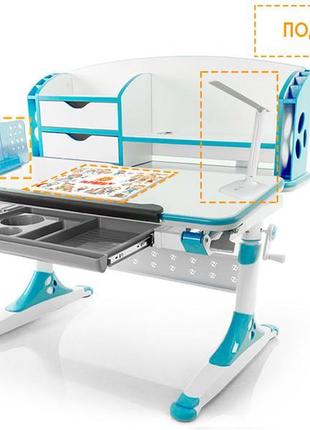 Evo-кids стіл evo-kids aivengo (m) blue (арт.evo-700 wb)
