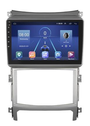 Штатна магнітола lesko для hyundai ix55 2008-2013 екран 9" 2/32gb 4g wi-fi gps top