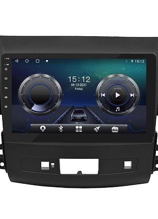 Штатна магнітола lesko для peugeot 4007 2007-2012 екран 9" 4/64gb 4g wi-fi gps top