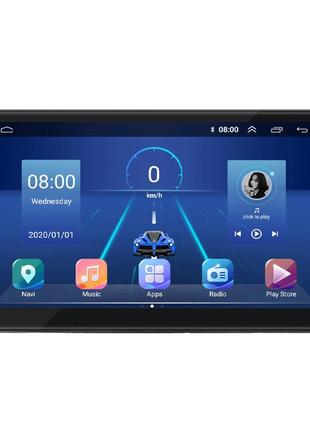 Штатна магнітола lesko для toyota matrix ii (e140) 2008-2014 екран 9" 6/128gb 4g wi-fi gps top