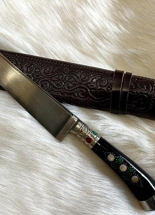 Ніж-пчак із інкрустацією ручна робота 30 см гранд презент 014і...