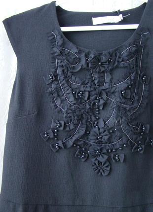 Платье нарядное черное мини good look р.42-44 6601
