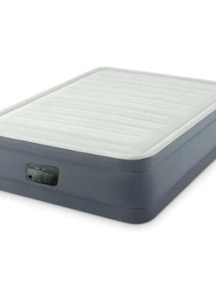 Надувне ліжко intex 64906, 152 х 203 х 46 см, вбудований елект...