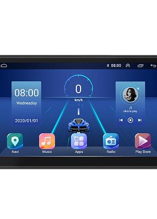 Штатна магнітола lesko для ford c-max i рестайлинг 2007-2010 екран 9" 6/128gb 4g wi-fi gps top