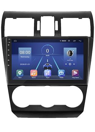 Штатна магнітола lesko для subaru impreza iv 2011-2015 екран 9" 6/128gb 4g wi-fi gps top