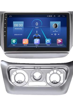 Штатна магнітола lesko для mitsubishi lancer evolution viii 2003-2005 екран 9" 6/128gb 4g wi-fi gps top