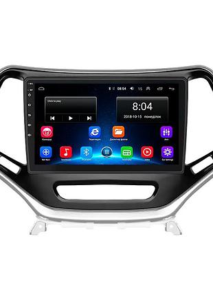 Штатна магнітола lesko для jeep cherokee v (kl) 2013-2018 екран 10" 2/32gb wi-fi gps base