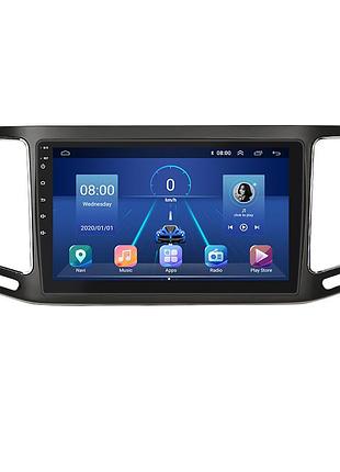 Штатна магнітола lesko для seat alhambra ii 2010-2015 екран 9" 6/128gb 4g wi-fi gps top