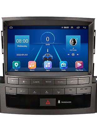 Штатна магнітола lesko для lexus lx iii 2007-2012 екран 9" 2/32gb 4g wi-fi gps top