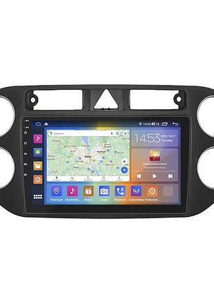 Штатна магнітола lesko для volkswagen tiguan i 2007-2011 екран 9" 2/32gb carplay 4g wi-fi gps prime