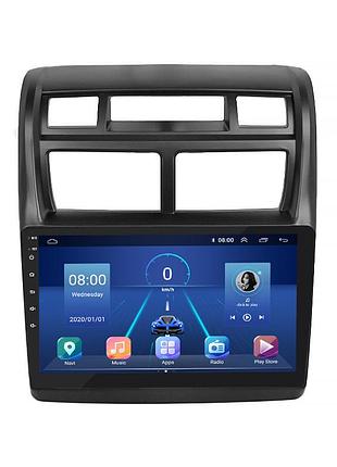 Штатна магнітола lesko для kia sportage ii рестайлинг 2008-2010 екран 9" 6/128gb 4g wi-fi gps top