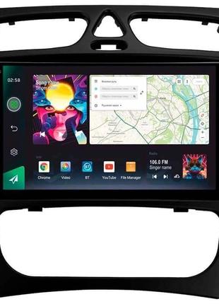 Штатна магнітола sigma pro series 98128 2k 8+128 gb mercedes benz c class s203 cl203 w203 (f1) 2000-2004 9"