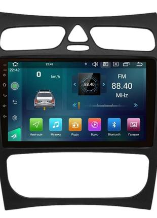 Android магнітола cyclone c9 cpl. 2+32gb. carplay mercedes c-klasse (w203) 2000-2004
