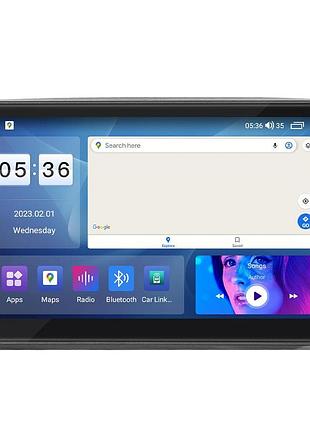 Штатна магнітола lesko для ford escape i рестайлинг 2004-2007 екран 9" 4/64gb carplay 4g wi-fi gps prime