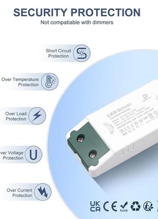 Светодиодный драйвер dusktec 24 в 30 вт.