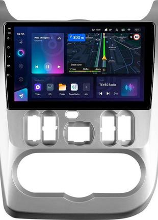 Штатна магнітола teyes cc3l 4+32 gb renault logan 1 sandero lada lergus largus dacia 2010-2015 9"
