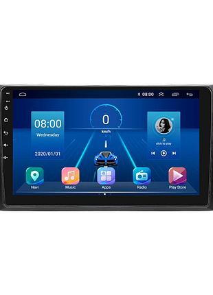 Штатна магнітола lesko для fiat sedici 2005-2014 екран 9" 4/64gb 4g wi-fi gps top