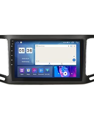 Штатна магнітола lesko для seat alhambra ii рестайлинг 2015-2020 екран 9" 4/64gb carplay 4g wi-fi gps prime
