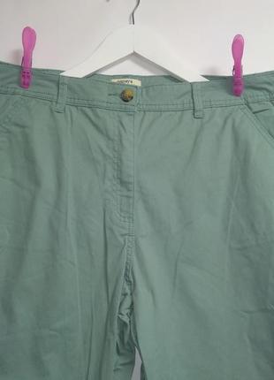 Стильные мятные брюки 16/50-52 размер2 фото