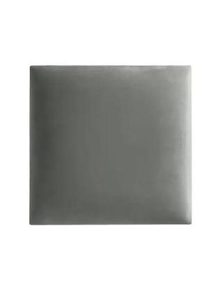 Декоративная мягкая бархатная панель плитка модульное мягкое изголовье кровати 30 * 30 * 5 см серый