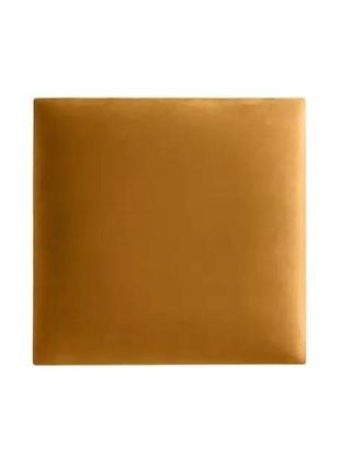 Декоративна м'яка оксамитова панель плитка модульне м'яке узголів'я ліжка 30 * 30 * 5 см золотий