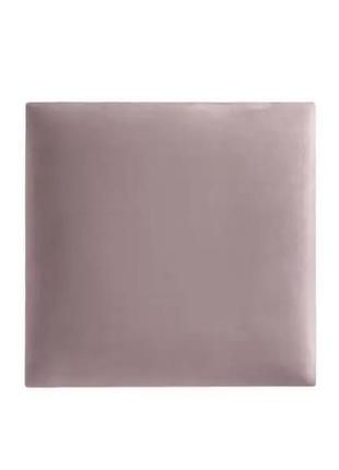 Декоративна м'яка оксамитова панель плитка модульне м'яке узголів'я ліжка 30 * 30 * 5 см розовий