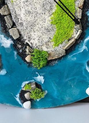 Годинник настінний azure island 400 mm7 фото
