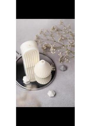 Інтер'єрна свічка груша, у формі геометричної груші