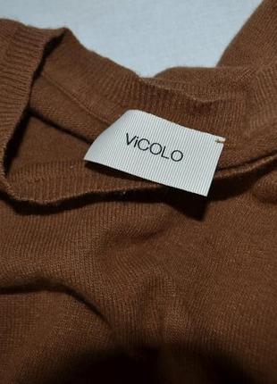 Vicolo свитер с завязками шерсть кашемир италия5 фото