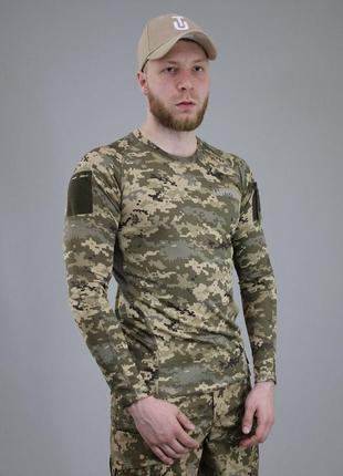 Тактичний лонгслів ultimatum tactical піксель, чоловіча камуфляжна армійська футболка з рукавом2 фото