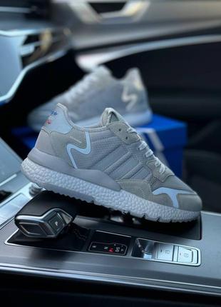 Adidas nite jogger gray2 фото