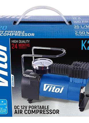 Автомобильный компрессор vitol к-20 5