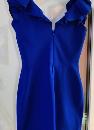 Платье синее lanvin 6