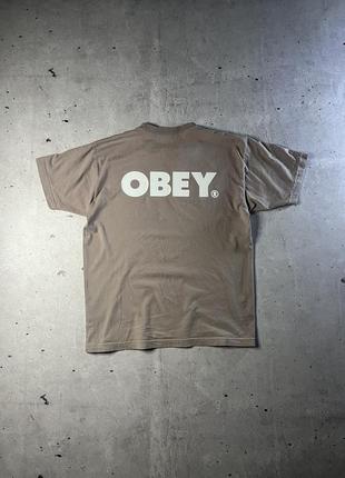 Obey big logo tee original sk8 мужская футболка оригинал