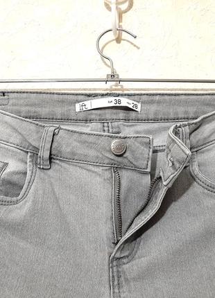 Lft, испания джинсы серые котоновые зауженные слимы мужские 385 фото