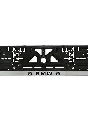 Автомобильная рамка под номер c надписью bmw штурмовик p-bm