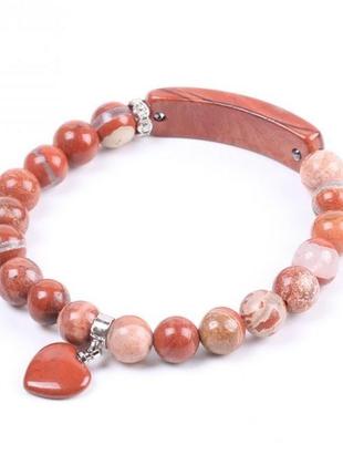 Браслет яшма для успешной торговли и денег (код 25)