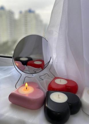 Міні-сердечко, чайні свічки2 фото