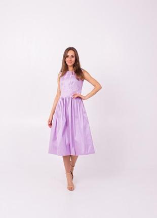 Романтичне плаття з мереживом1 фото