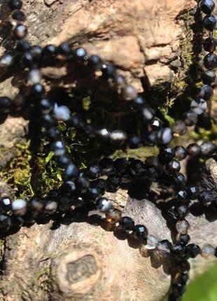 🖤 ожерелье, чокер из натуральных камней черный агат🖤5 фото