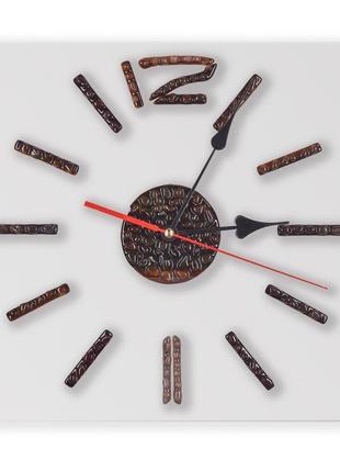 Годинник з вітражного скла тіффані "концепт" (concept)1 фото