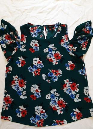 Блузка new look квітковий принт.