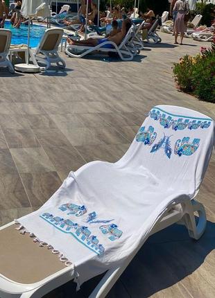 Пляжное полотенце 190*90см, полотенце из вискозы ручной работы, полотенце для ванной, домашнее,пляж2 фото