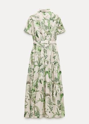 Платье-рубашка zw collection с принтом