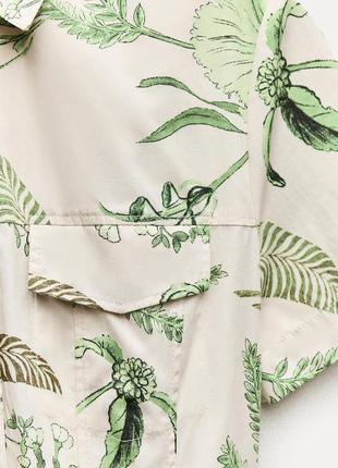 Платье-рубашка zw collection с принтом