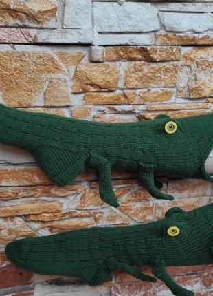 Носки "крокодилы"2 фото